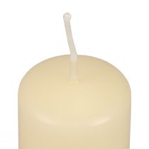 Product Pillar candles cream Advent candles candles 100/50mm 24pcs