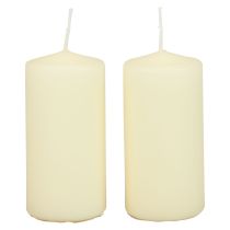 Product Pillar candles H100 Ø50cm cream candles 12pcs