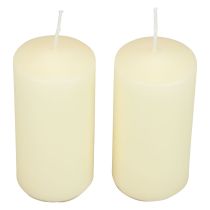 Product Pillar candles H100 Ø50cm Cream candles 12pcs