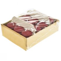 Product Pillar Candles H70mm Ø50mm Candles Old Red 12 Pcs