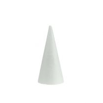 Product Styrofoam cone white 14cm x 7cm 10 pcs