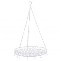 Product Tray with hook Ø44,5cm for hanging white