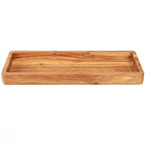 Product Tray rectangular made of wood acacia oiled 40x15x4cm
