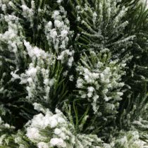 Mini Christmas tree in a pot artificially snowed Ø18cm H32cm