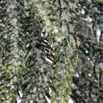 Product Artificial Christmas tree with base, frosted, as winter decoration, 90cm