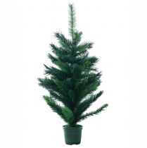 Product Artificial Christmas tree in pot fir tree H90cm