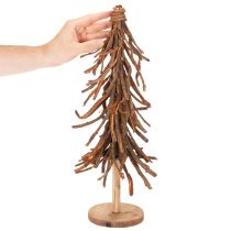 Product Willow Twig Christmas Tree on Wooden Base 48cm