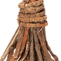 Product Willow Twig Christmas Tree on Wooden Base 48cm