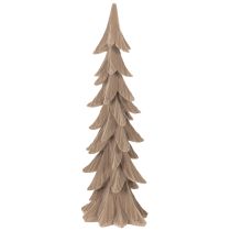 Product Decorative Small Flocked Christmas Tree, 44cm, Brown, Indoor Use