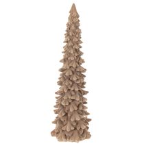 Product Flocked Artificial Christmas Tree, 34cm, Brown, Indoor Winter Decoration