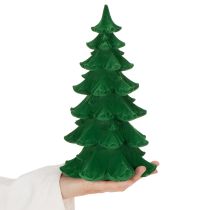 Product Artificial Green Flocked Christmas Tree Decoration 27cm for Indoor Use