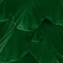 Product Artificial Green Flocked Christmas Tree Decoration 27cm for Indoor Use