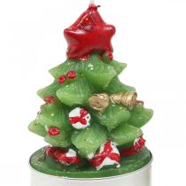 Tea lights Christmas tea light fir tree H6.5cm 6pcs