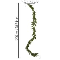 Product **Artificial Green Pine Garland 200cm for Festive Decoration**
```html
<h2>Artificial Green Pine Garland for Christmas and Seasonal Decorations</h2>
<p>
Bring a cosy, festive touch to your home with this artificial green pine garland. Measuring 200cm in