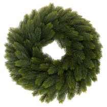 Product Artificial Green Pine Branch Wreath Round 50cm

```html
<h2>Artificial Green Pine Branch Wreath 50cm</h2>
<p>
This artificial green pine branch wreath brings a classic and versatile decorative touch to your home. Made from durable plastic in a natural gre