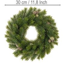 Product Artificial Pine Wreath with Cones 30cm for Door or Table Decoration
```html
<h2>Artificial Pine Wreath with Cones for Seasonal Home Decoration</h2>
<p>
This artificial pine wreath is a versatile decoration piece designed to enhance your home during the