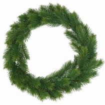 Product Artificial fir wreath artificial winter wreath green Ø35cm
