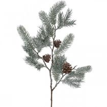 Fir Branch Artificial Christmas Branch Frosted 71cm