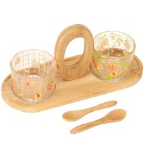 Product Tapas set motif peach table decoration summer 23×9×10.5cm