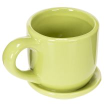 Product Coffee cup, decorative table decoration for a stylish room design with plants, 11cm, 3 pieces