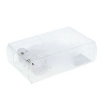 Product Dove on the clip white 14cm 2pcs