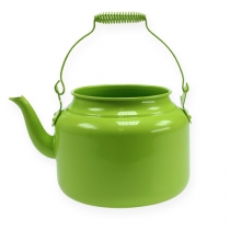 Product Decorative teapot metal apple green planter Ø20cm H15cm
