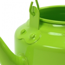 Product Decorative teapot metal apple green planter Ø20cm H15cm
