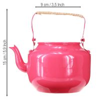 Product Teapot, Nostalgic Country Style, Decorative for Living Room or Kitchen, 15cm