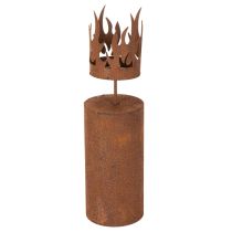 Product ProductName  
Rustic Metal Tealight Holder with Candle Design, 36cm  

ProductDescription  
<h2>Rustic Metal Tealight Holder with Candle Design</h2>  

<p>This tealight holder in a charming candle silhouette makes a unique decorative statement for your ho