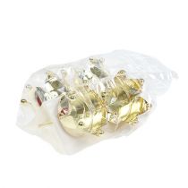 Product Tea light holder crown gold Ø4.8cm 4pcs