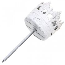 Product Tealight holder metal for sticking, candle holder crown Ø4.5cm 4pcs