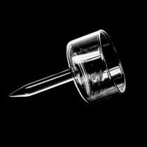 Product Tealight holder glass tealight plug clear Ø4.5cm H8cm 8 pcs