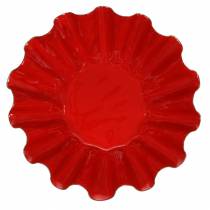 Product Decorative bowl baking pan enamel look red, gold Ø12.5cm H4cm