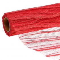 Table Ribbon Red with Gold 26cm x 300cm