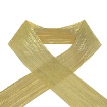 Gift ribbon gold silk ribbon table ribbon 75mm 15m