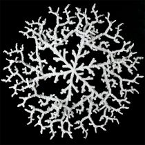 Table decoration branches with snow Ø40cm 1 pc