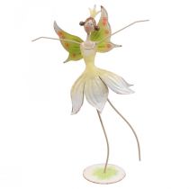 Product Table decoration spring flower elf fairy metal decoration 25x10x37.5cm