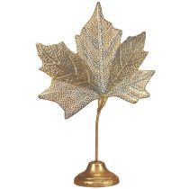 Table decoration autumn maple leaf decoration golden antique 58cm × 39cm