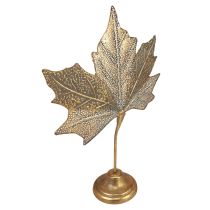 Table decoration autumn maple leaf decoration golden antique 58cm × 39cm