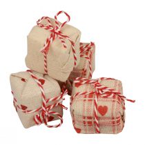 Product Table decoration Christmas gift package decoration 3.5cm 9 pcs
