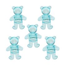 Table decoration for the birth bear blue 3.5cm 60pcs