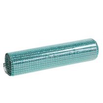Product Table runner with sequins turquoise B25cm L228cm