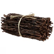 Product Wooden table runner with decorative branches, natural brown, 89 x 20.5 cm