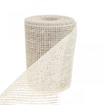 Product Table runner jute jute ribbon table ribbon white W15cm L10m