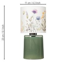 Product LED table lamp with floral pattern for stylish living room lighting, 23cm