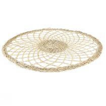 Product Seagrass placemat round braided summer decoration for the table Ø38cm