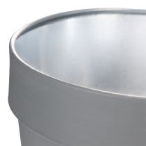 Product Flower pot with floral pattern for modern home and summer balcony decoration, 13cm, 4 pieces