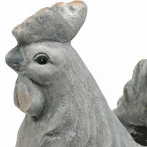 Product Chicken for planting, Easter decoration, plant pot, spring, decorative chicken concrete look H30cm