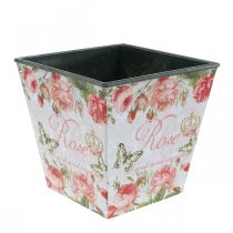 Product Planter vintage, decorative pot, planter roses H13cm W13.5cm