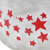 Product Planter bowl for Advent, planter with stars, concrete decoration Ø20cm H11cm